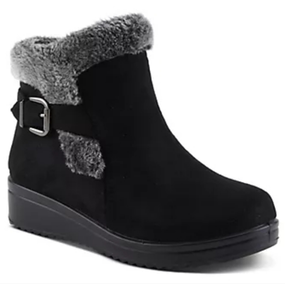 Flexus by Spring Step Waterproof Microsuede Boots - Santuzza